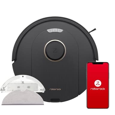 ロボット掃除機 roborock(ロボロック) Q5 Pro 水拭き両用 お掃除ロボット 高精度レーザーセンサー 3Dマッピング 静音設計 5500Pa強力吸引 デュアルメインブラシ 2段階水量調節 取り外し可能モップ エリア指定可 自動充電 カーペット対応 Alexa対応 アプリ対応