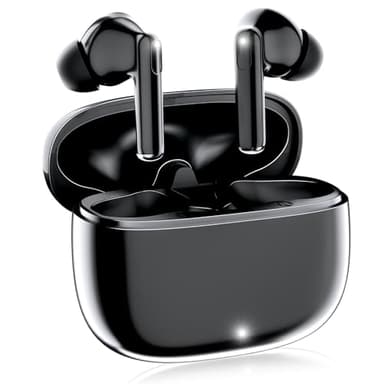 【2026新登場】ワイヤレスイヤホン bluetooth 6.0 イヤホン ブルートゥース V15 小型軽量 ぶるーとぅーす コードレス人気 最大36時間再生 ENC通話 マイク付き 自動ペアリング Type-C充電 タッチ式音量調整 Siri対応 (ブラック)